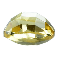 YELLOW CITRINE CHECKER CUT BACK ROUND (YELLOW GOLDEN) (C-3/CLEAN) 8.00MM 1.85 Cts.