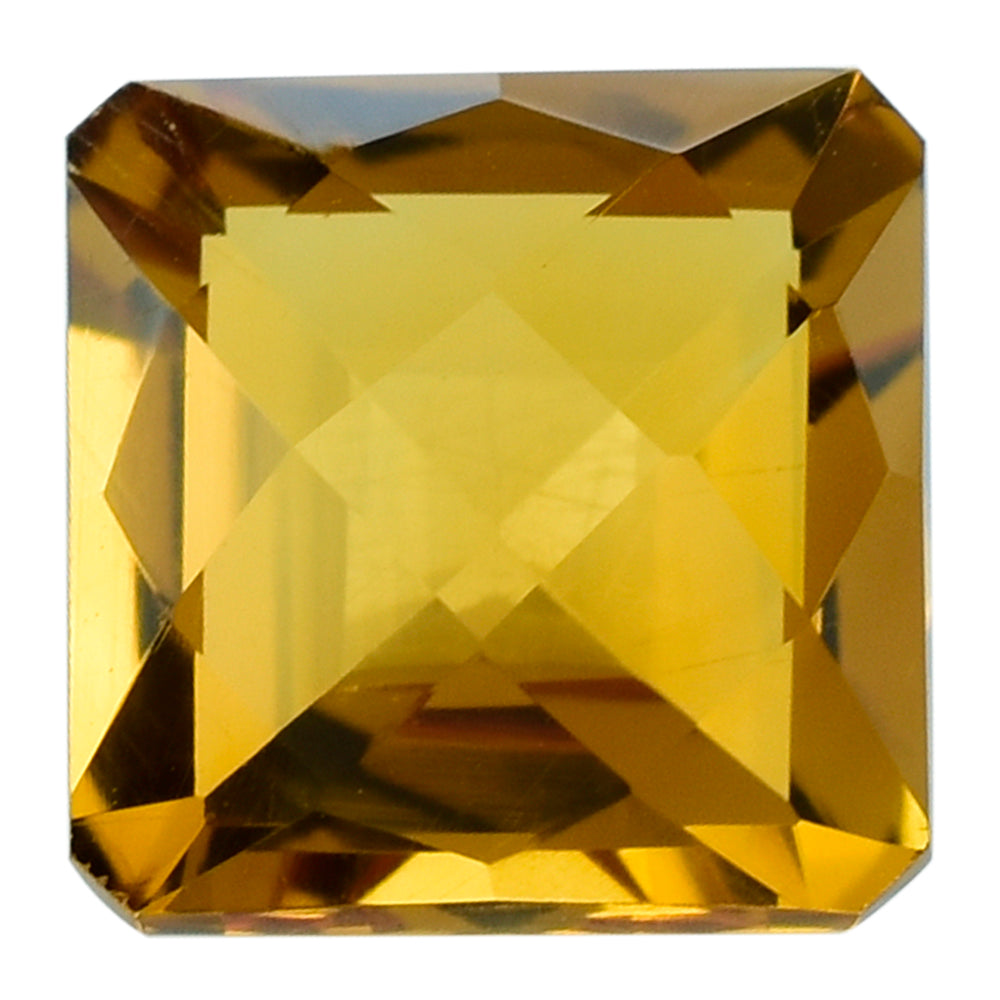 ORANGE CITRINE CHECKER CUT SQUARE - OCTAGON 10.00MM 4.46 Cts.
