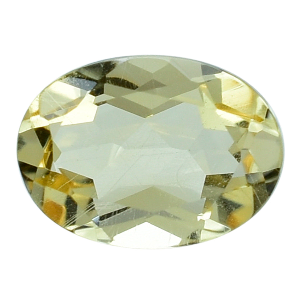 YELLOW CITRINE CUT OVAL 7X5MM 0.75 Cts.