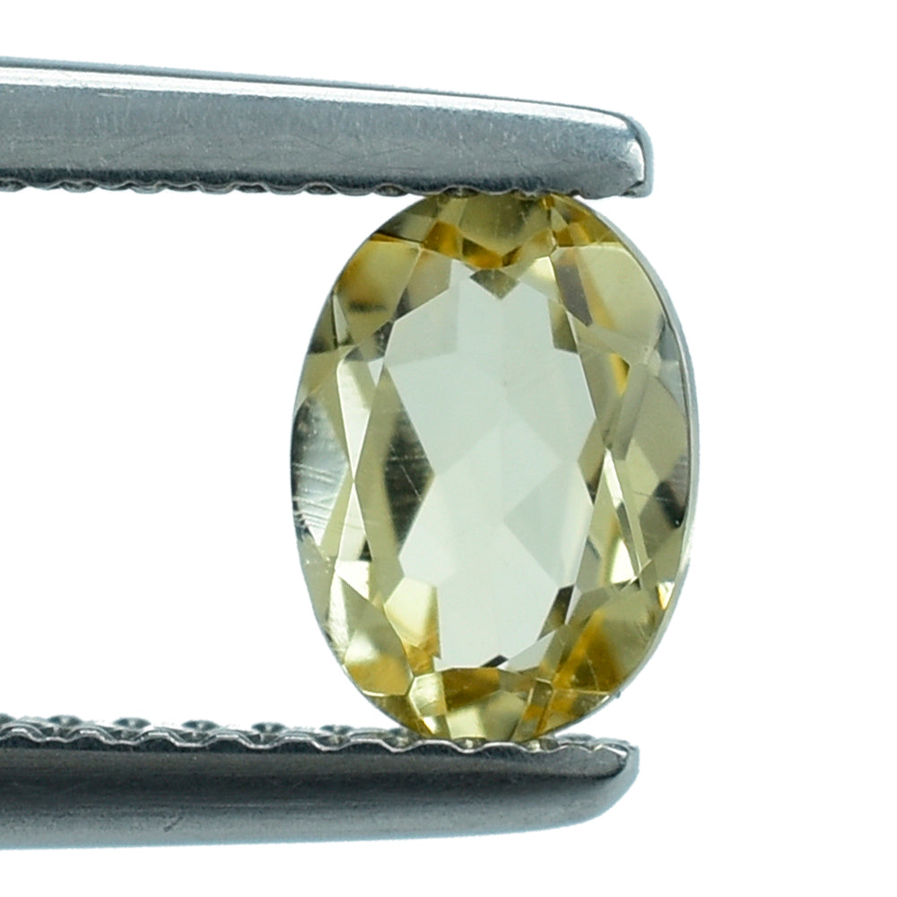 YELLOW CITRINE CUT OVAL 7X5MM 0.75 Cts.