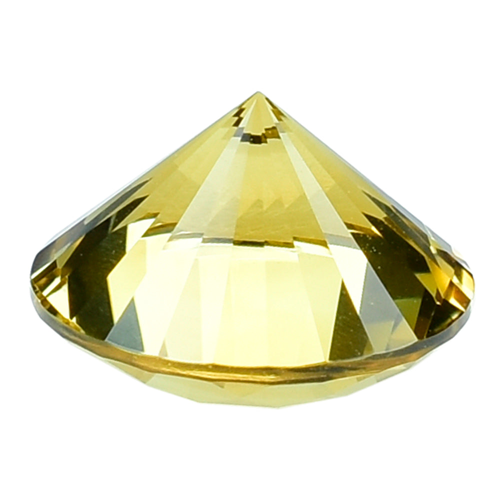 CITRINE DIAMOND CUT ROUND 12.00MM 5.30 Cts.