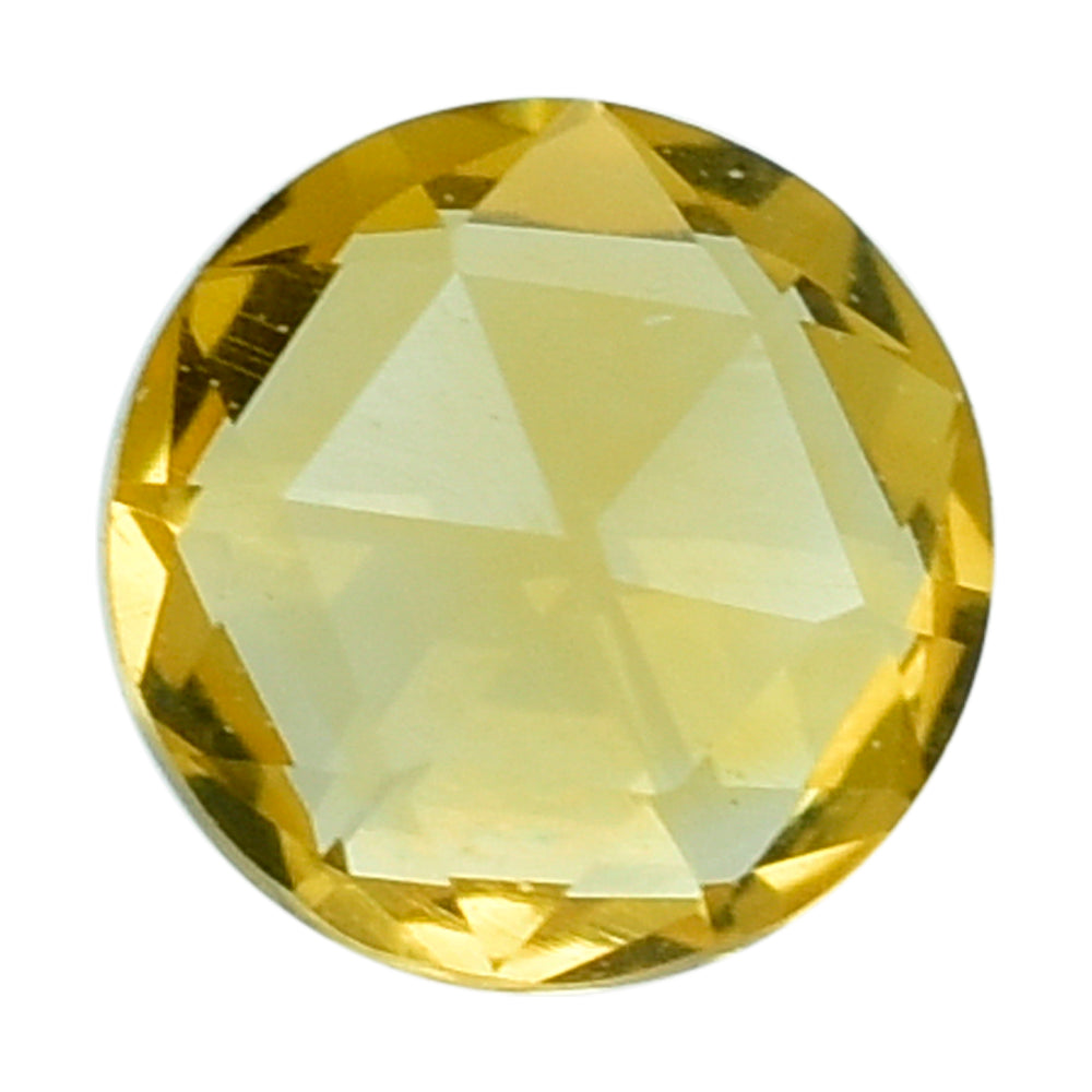 CITRINE ROSE CUT BRIOLETTE ROUND 3.50MM 0.16 Cts.