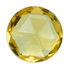 CITRINE ROSE CUT BRIOLETTE ROUND 3.50MM 0.16 Cts.