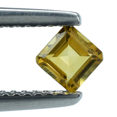 CITRINE CUT SQUARE - OCTAGON (C-1) 4.00MM 0.33 Cts.