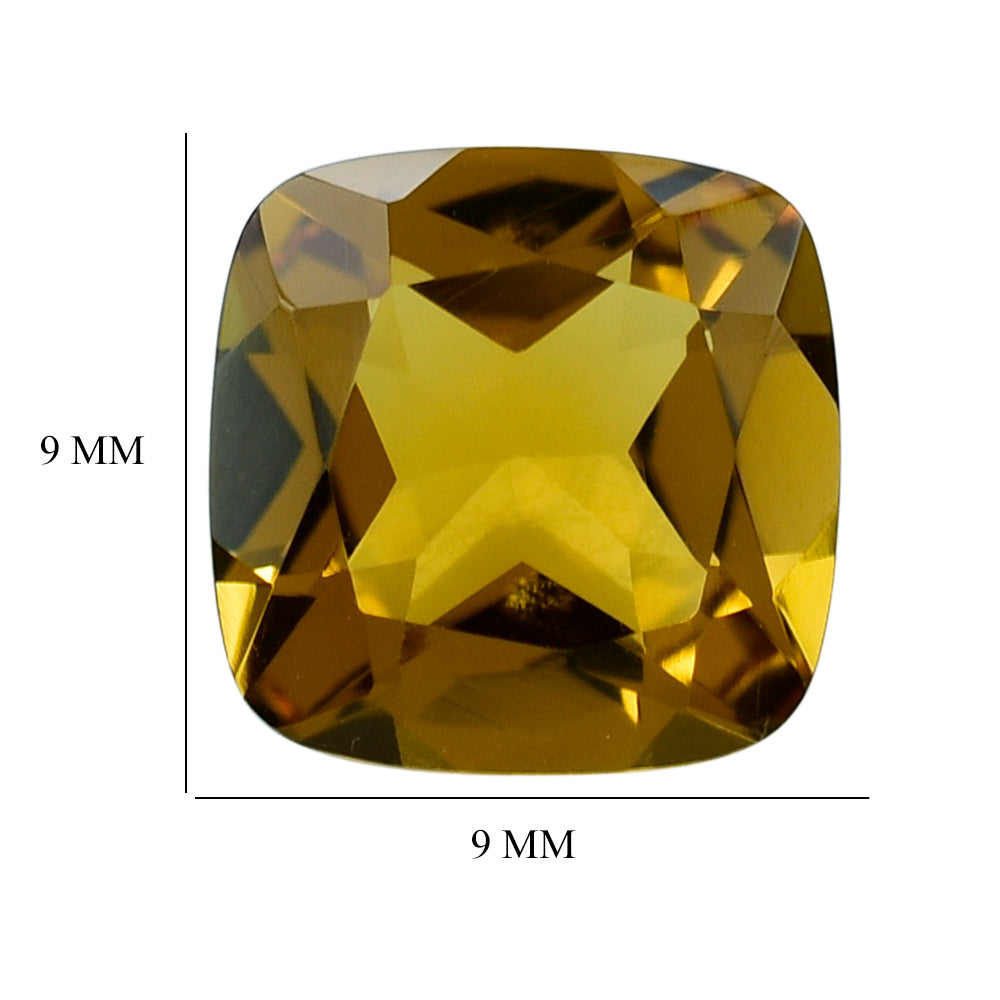 ORANGE CITRINE CUT CUSHION 9.00MM 2.82 Cts.
