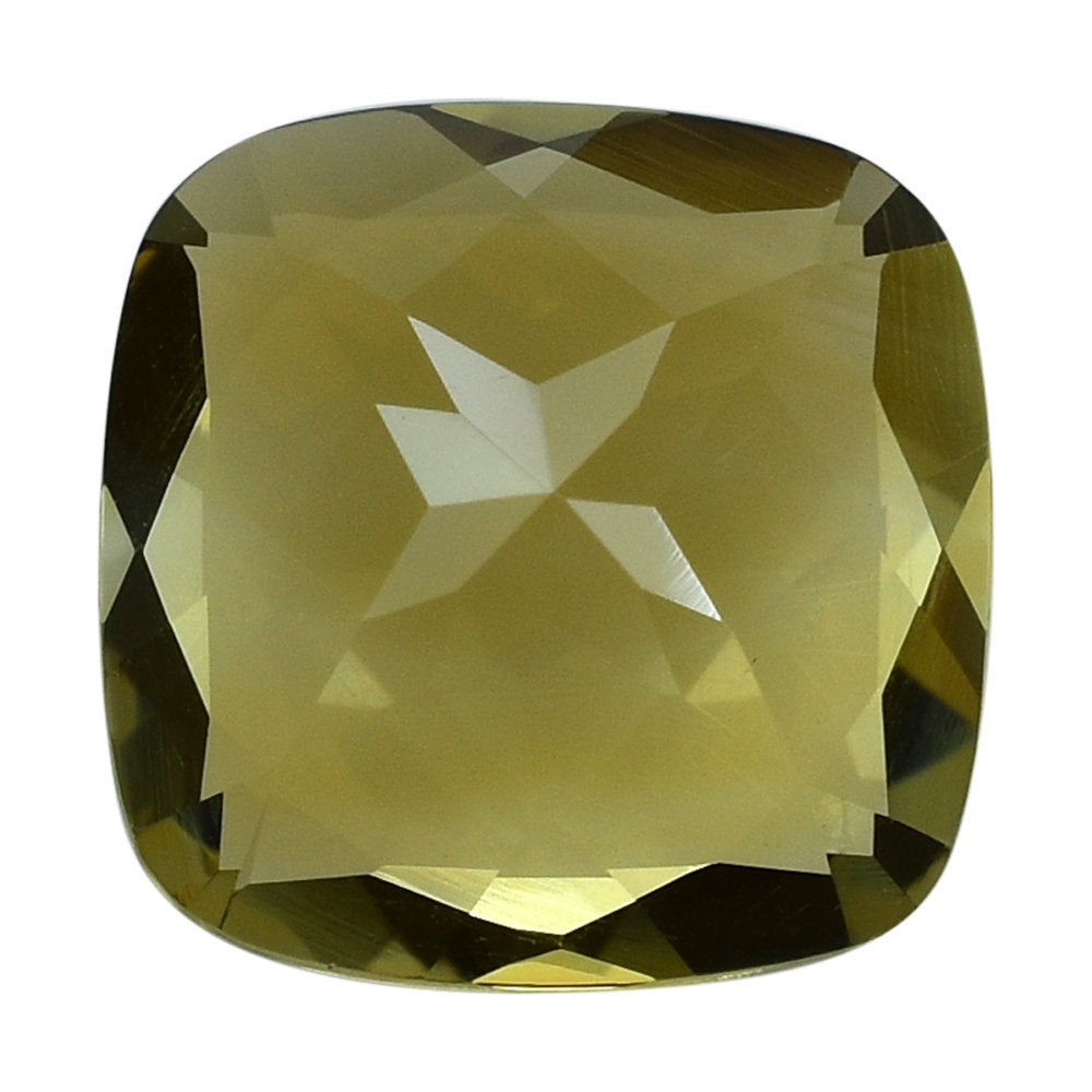 YELLOW CITRINE CUT CUSHION 10.00MM 3.76 Cts.