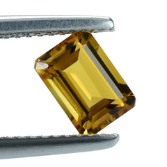 CITRINE CUT OCTAGON 7X5MM 1.08 Cts.