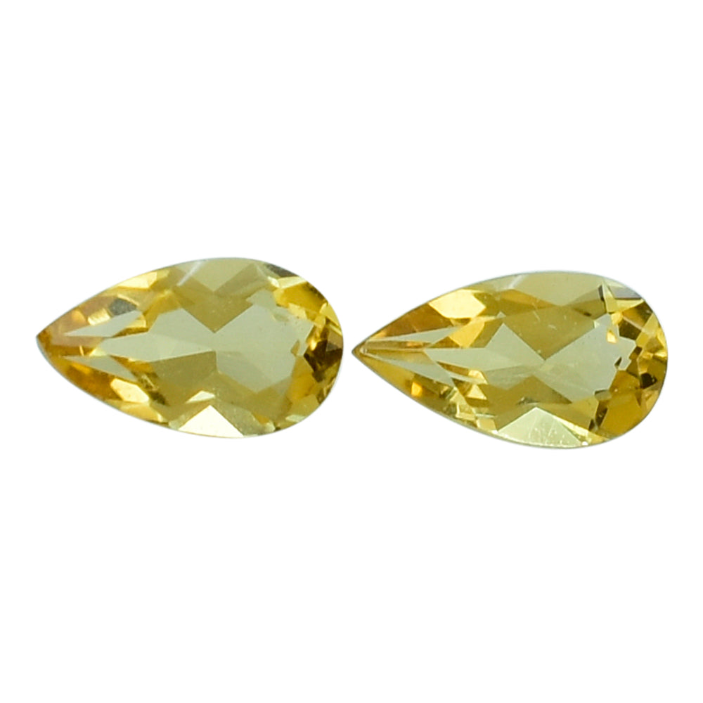 YELLOW CITRINE CUT PEAR 4X2.30MM 0.09 Cts.