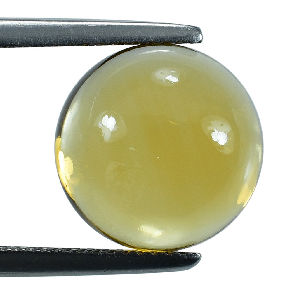 CITRINE ROUND CAB (SE) 12.00MM 6.79 Cts.