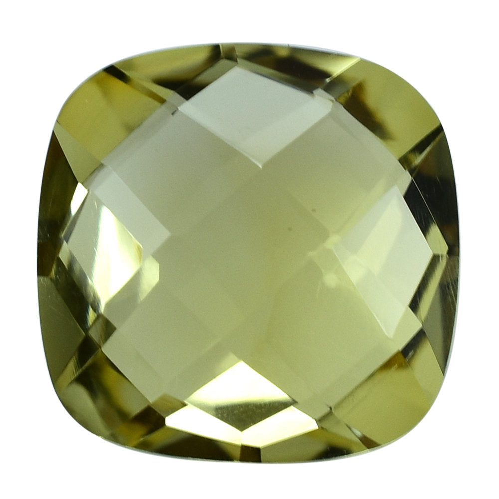 LEMON CITRINE  BRIOLETTE CUSHION 11.00MM 5.25 Cts.