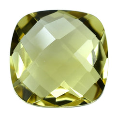 LEMON CITRINE  BRIOLETTE CUSHION 11.00MM 5.25 Cts.