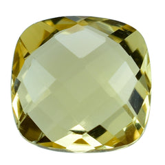 YELLOW CITRINE BRIOLETTE (C-3/CLEAN) CUSHION 8.00MM 2.09 Cts.
