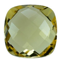 YELLOW CITRINE BRIOLETTE (C-3/CLEAN) CUSHION 8.00MM 2.09 Cts.