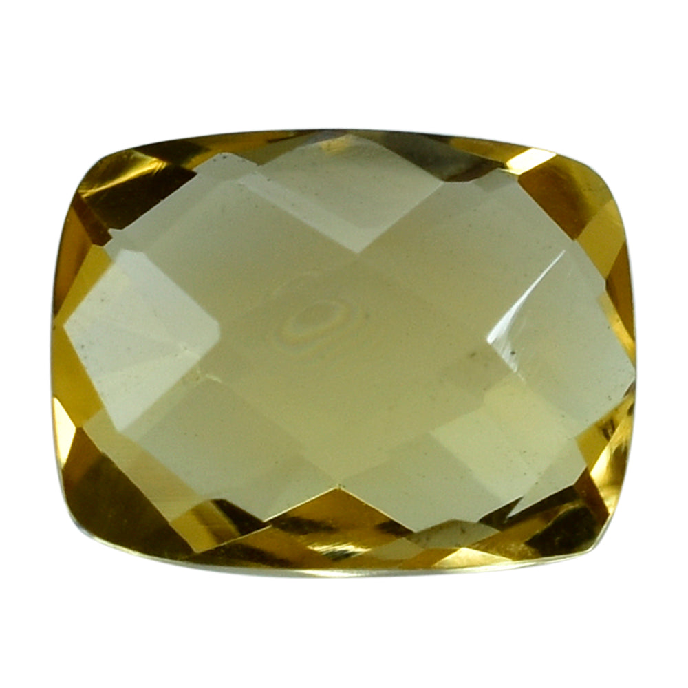 YELLOW CITRINE BRIOLETTE CUSHION 8X6MM 1.39 Cts.