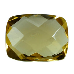 YELLOW CITRINE BRIOLETTE CUSHION 8X6MM 1.39 Cts.