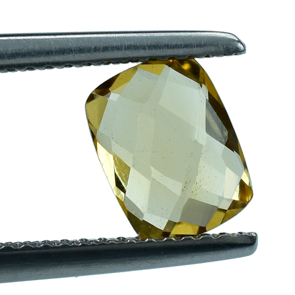 YELLOW CITRINE BRIOLETTE CUSHION 8X6MM 1.39 Cts.