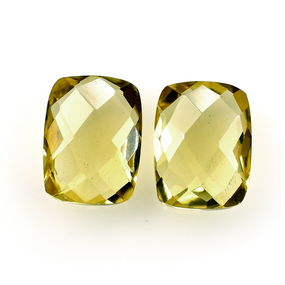 YELLOW CITRINE BRIOLETTE CUSHION 8X6MM 1.39 Cts.