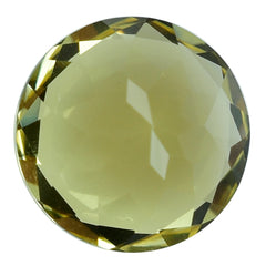 YELLOW CITRINE (LITE YELLOW) CUT ROUND 10.00MM 3.40 Cts.