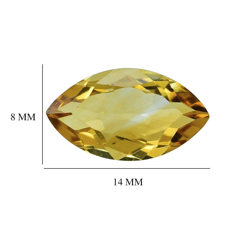 GOLDEN CITRINE (TOP) CUT MARQUISE 14X8MM 2.90 Cts.