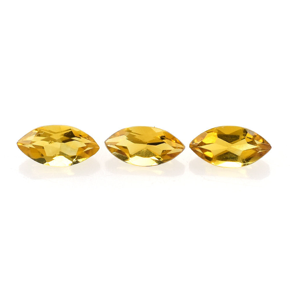 GOLDEN CITRINE (TOP) CUT MARQUISE 5X2.50MM 0.13 Cts.