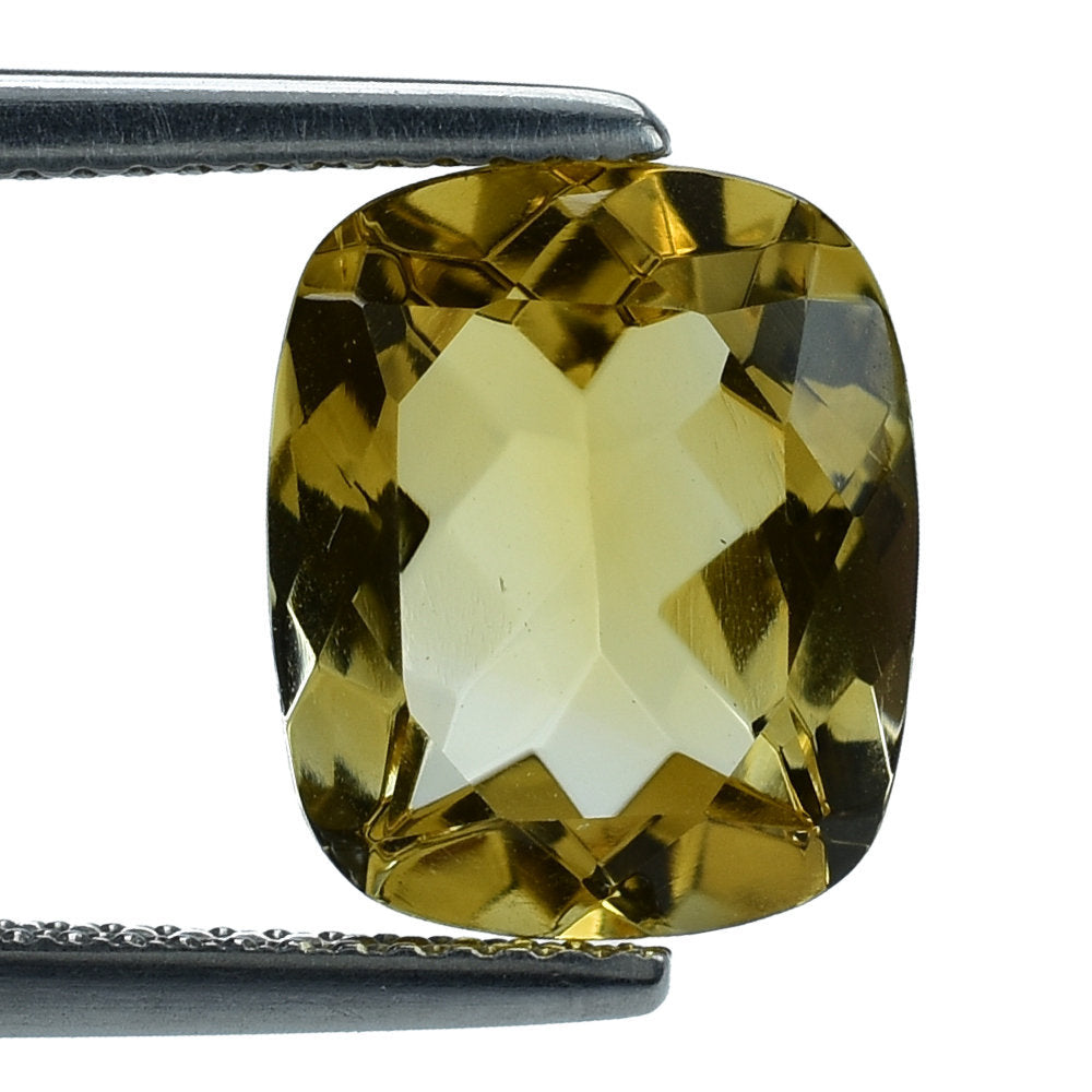 GOLDEN CITRINE CUT CUSHION 12X10MM 4.70 Cts.