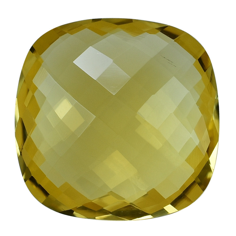 GOLDEN CITRINE BRIOLETTE CUSHION 20.00MM 22.73 Cts.