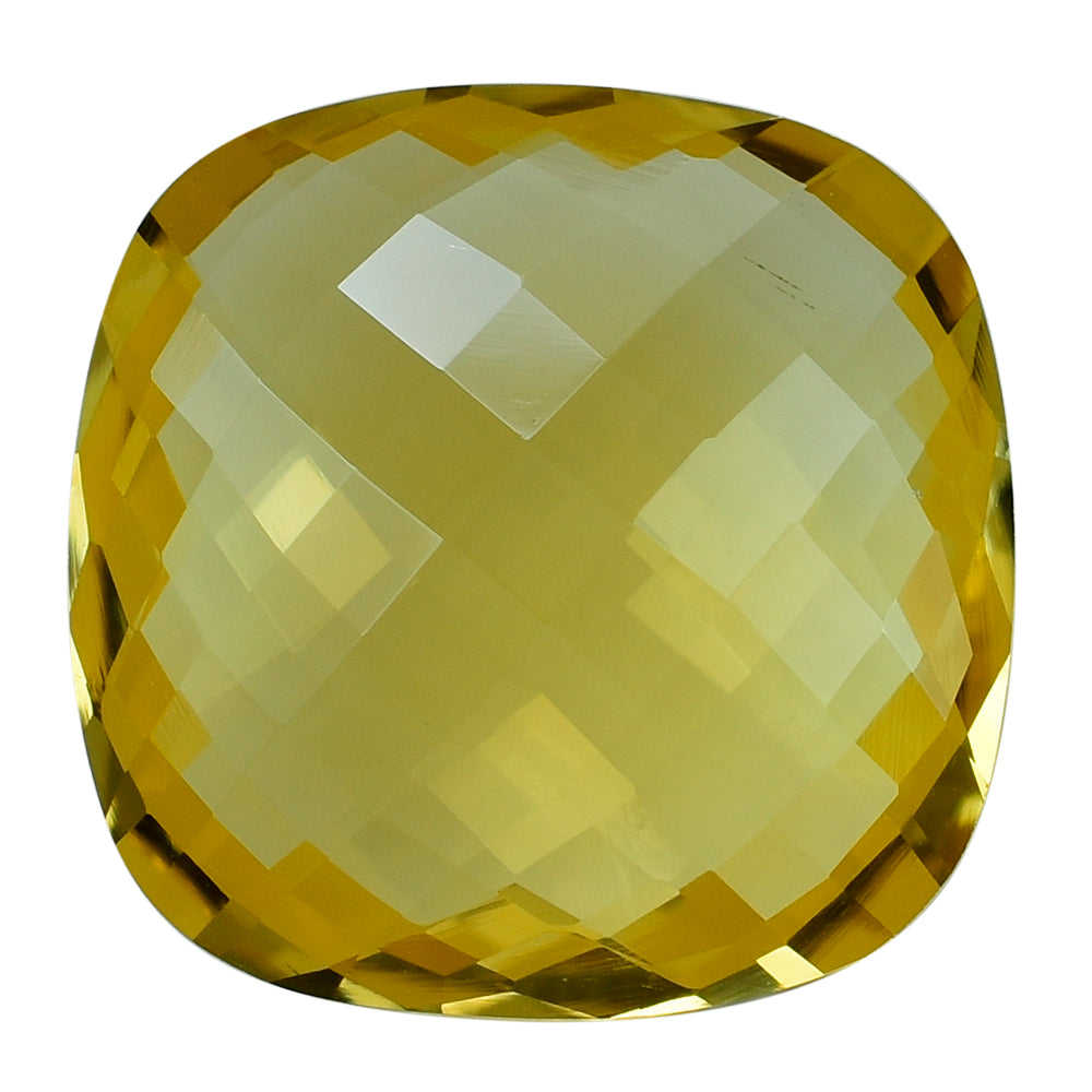 GOLDEN CITRINE BRIOLETTE CUSHION 20.00MM 22.73 Cts.