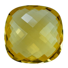 GOLDEN CITRINE BRIOLETTE CUSHION 20.00MM 22.73 Cts.