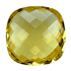 GOLDEN CITRINE BRIOLETTE CUSHION 20.00MM 22.73 Cts.