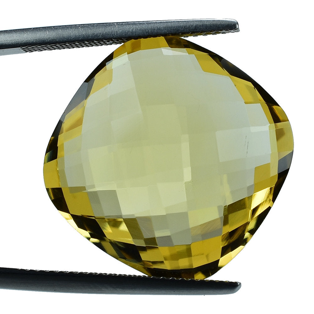 GOLDEN CITRINE BRIOLETTE CUSHION 20.00MM 22.73 Cts.