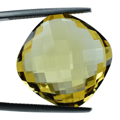 GOLDEN CITRINE BRIOLETTE CUSHION 20.00MM 22.73 Cts.