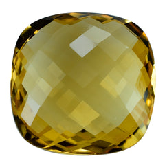 GOLDEN CITRINE BRIOLETTE CUSHION 18.00MM 17.06 Cts.