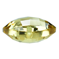 YELLOW CITRINE BRIOLETTE CUSHION (HALF DRILL) (SI) 10MM 4.10 Cts.