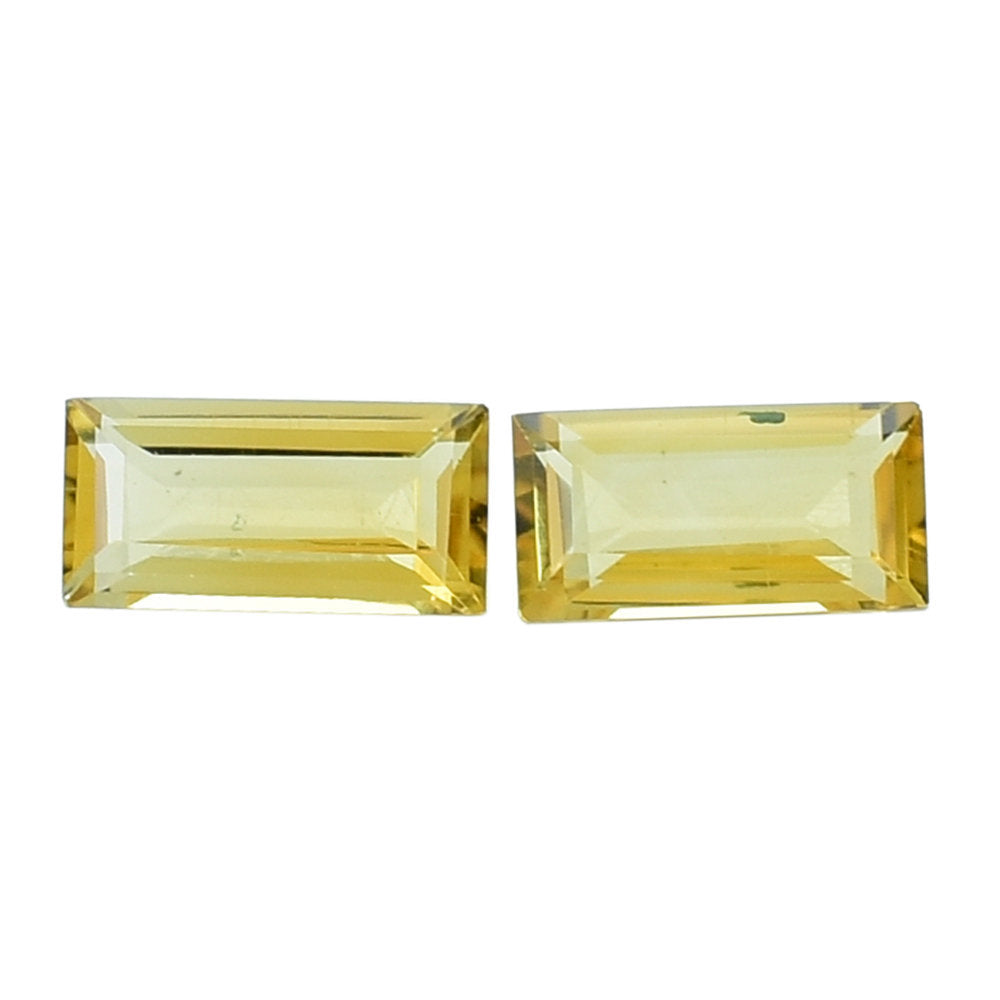 GOLDEN CITRINE CUT BUGUETTE 3.80X1.90MM 0.10 Cts.