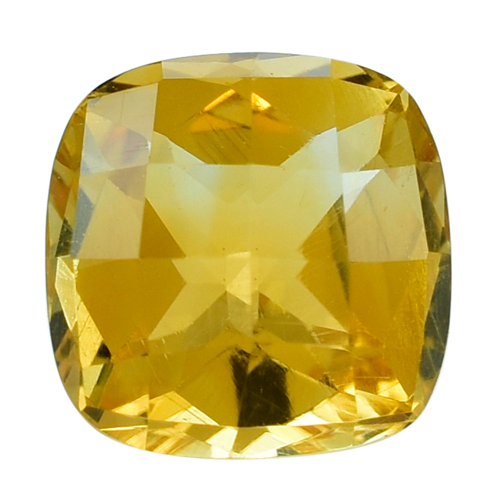 CITRINE CHESS CUT CUSHION 8MM 2.24 Cts.