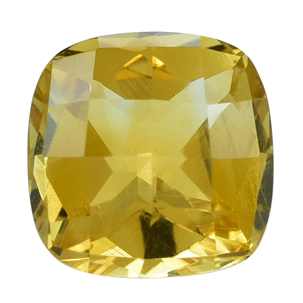 CITRINE CHESS CUT CUSHION 8MM 2.24 Cts.