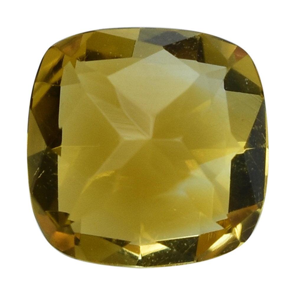 CITRINE CHESS CUT CUSHION 8MM 2.24 Cts.