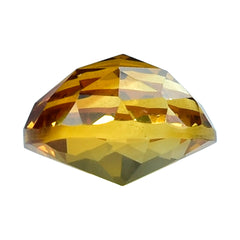 CITRINE (GOLDEN) HIGH DOME ROSE CUT ROUND (DES#17) (SUPER) 12MM 6.41 Cts.