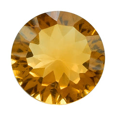 CITRINE (GOLDEN) CONCAVE CUT ROUND (DES#45) (SUPER EXTRA) 8MM 1.63 Cts.