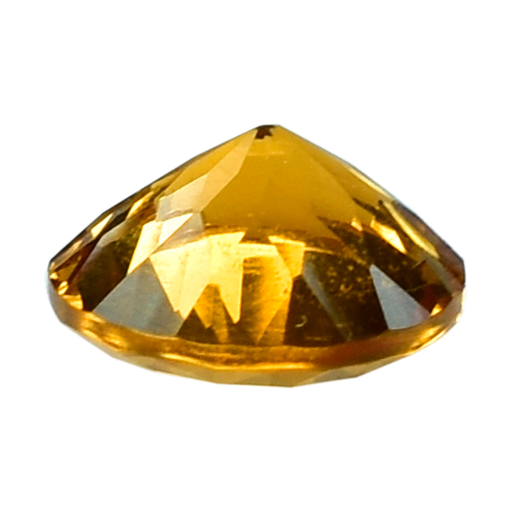 CITRINE (GOLDEN) CONCAVE CUT ROUND (DES#45) (SUPER EXTRA) 8MM 1.63 Cts.