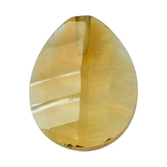CITRINE (GOLDEN) CONCAVE LEAF (DES#65) (C-2) 11X9MM 2.36 Cts.