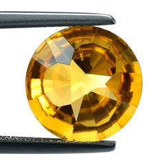 CITRINE (GOLDEN) BLUBS TOP ROUND (DES#93) (C-2) 12MM 4.70 Cts.