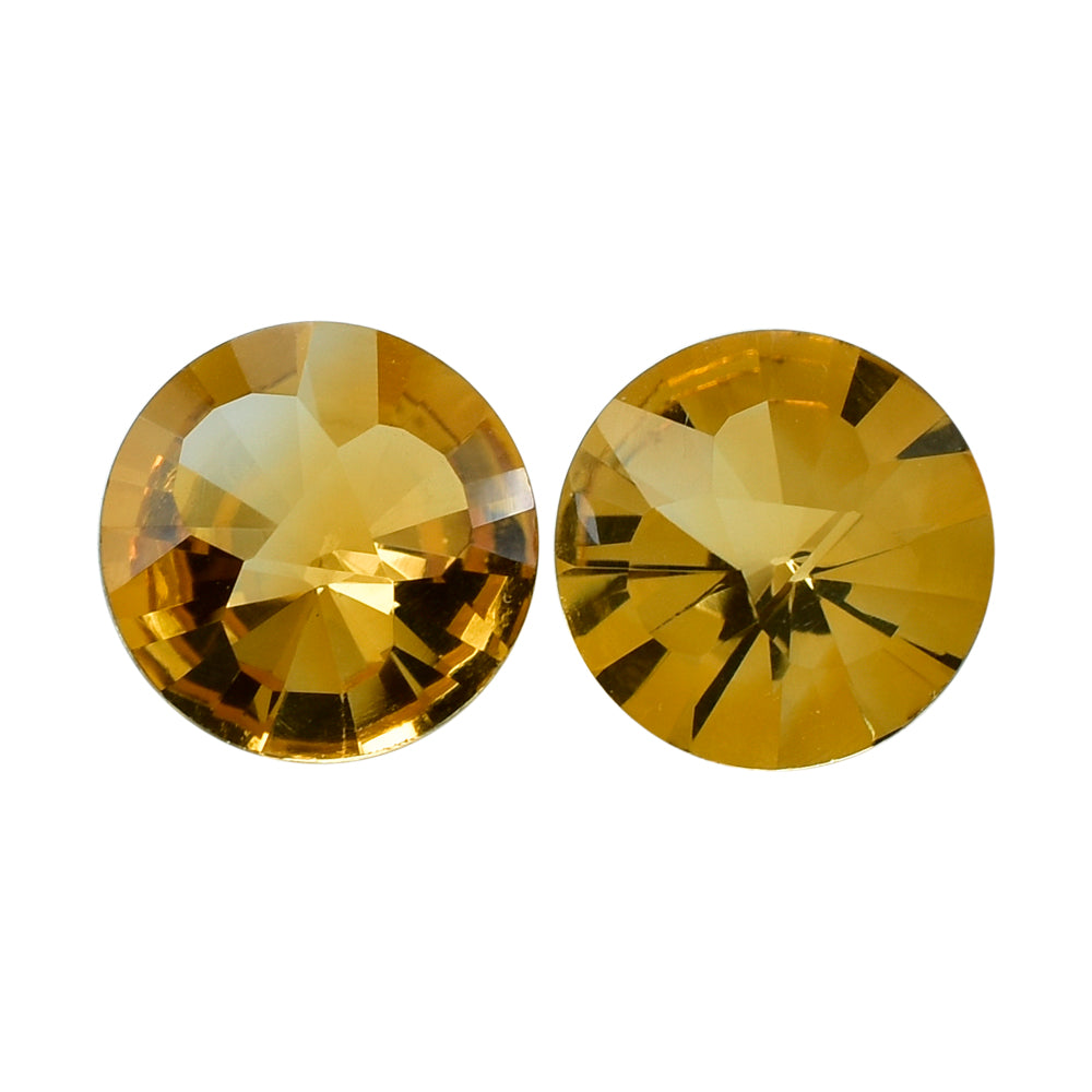 CITRINE (GOLDEN) BLUBS TOP ROUND (DES#93) (C-2) 12MM 4.70 Cts.