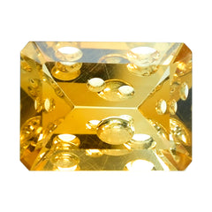 CITRINE (GOLDEN) SUPER BUBBLE OCTAGON (DES#116) (C-2) 16X12MM 10.35 Cts.