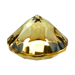 CITRINE (GOLDEN) CONCAVE CUT ROUND (DES#45) (C-2) 9MM 2.60 Cts.