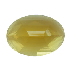 CITRINE (GOLDEN) SWIRL CUT HEXAGON (CONCAVE OVAL (DES#87) (C-2) 14X10MM 4.65 Cts.