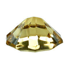 CITRINE (GOLDEN) CONCAVE NINETY CUT OVAL (C-2) 11X9MM 2.92 Cts.