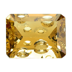 CITRINE (GOLDEN) SUPER BUBBLE OCTAGON (DES#116) (C-1) 16X12MM 9.50 Cts.