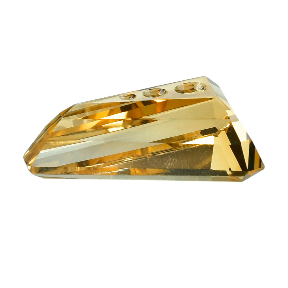 CITRINE (GOLDEN) SUPER BUBBLE TRAPEZOID (DES#120) (C-2) 24X16MM 20.60 Cts.