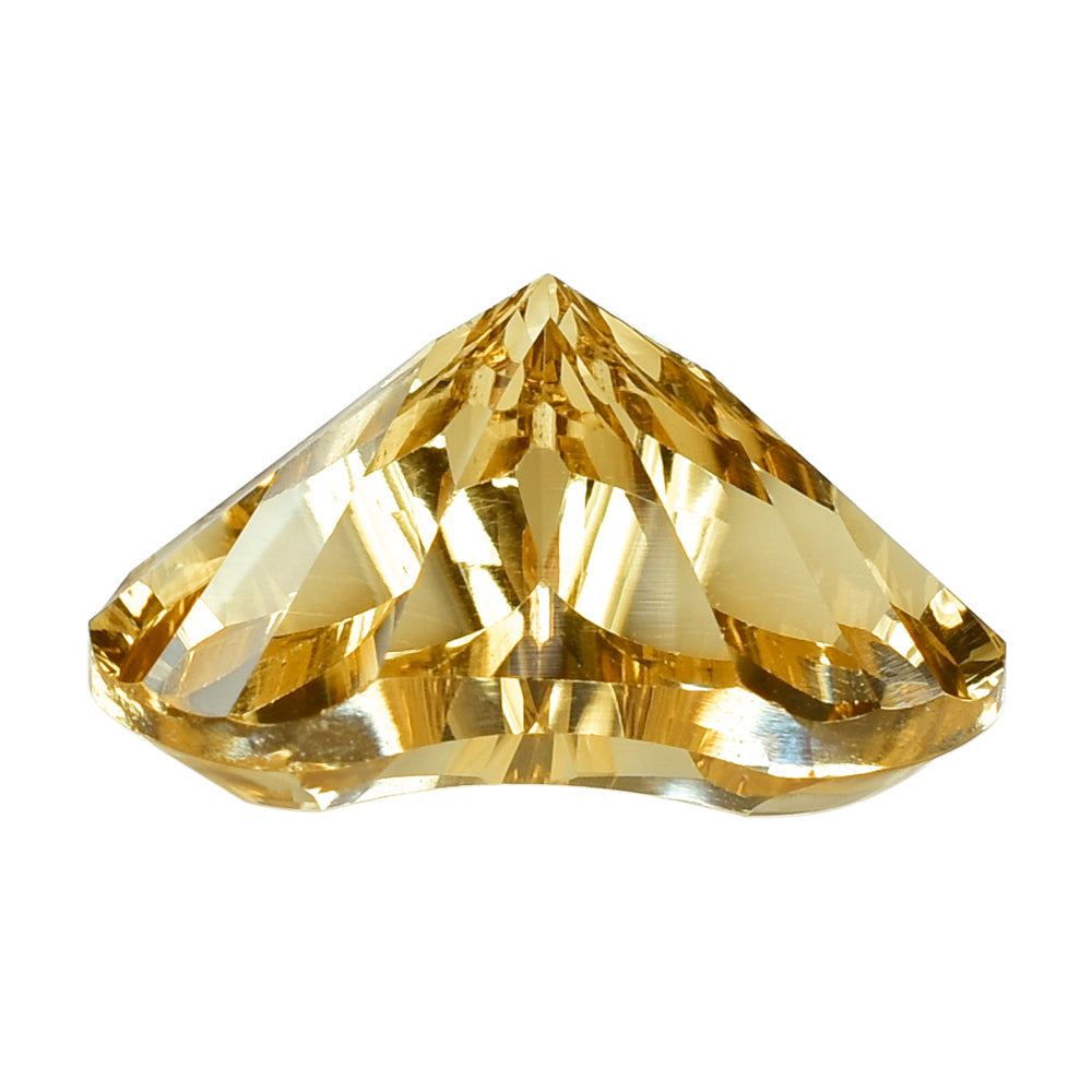 CITRINE (GOLDEN) SPADE (DES#96) (C-2) 20X16MM 15.02 Cts.